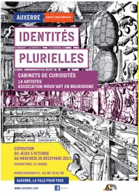Identités plurielles, cabinets de curiosités. Du 5 octobre au 20 décembre 2017 à Auxerre. Yonne.  09H00